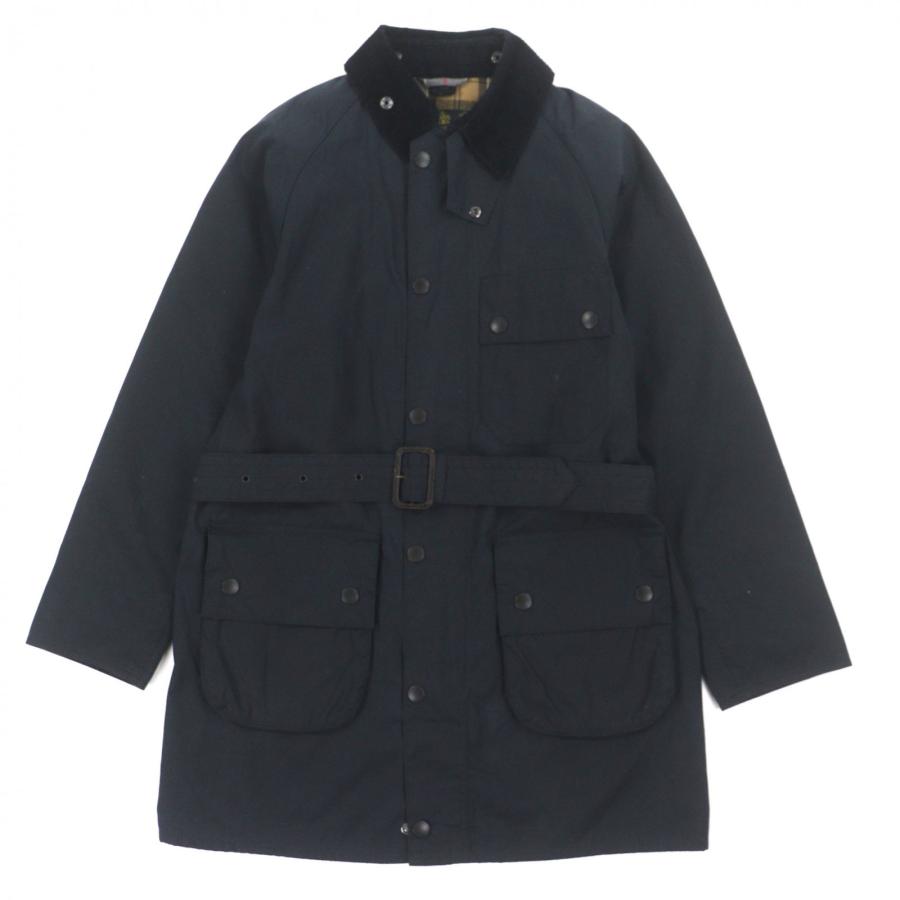お*け様 Barbour ビデイルSLコーデュロイ襟　36 美品▽Barbour バブアー SOLWAY コットン100% 襟コーデュロイ ベルト