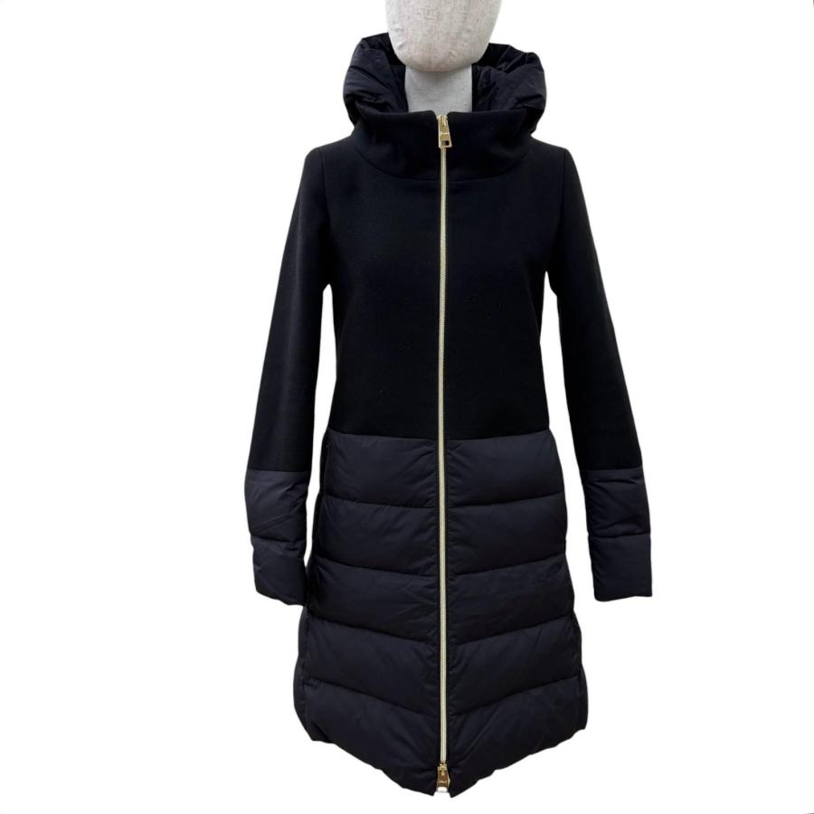 HERNO（ヘルノ） 美品☆Herno PI0848D DIAGONAL WOOL AND NUAGE PARKA 