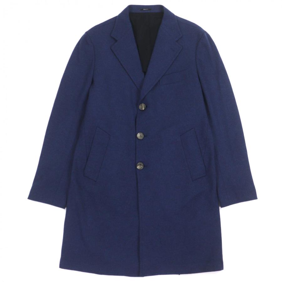 極美品▽Sartorio サルトリオ ウール100% シングル チェスターコート 