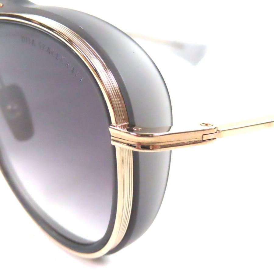 未使用▼DITA ディータ 19017 SPACECRAFT ツーブリッジ アイウェア サングラス ピンクゴールド スモークグレー 52□21-144 定価108900円_5