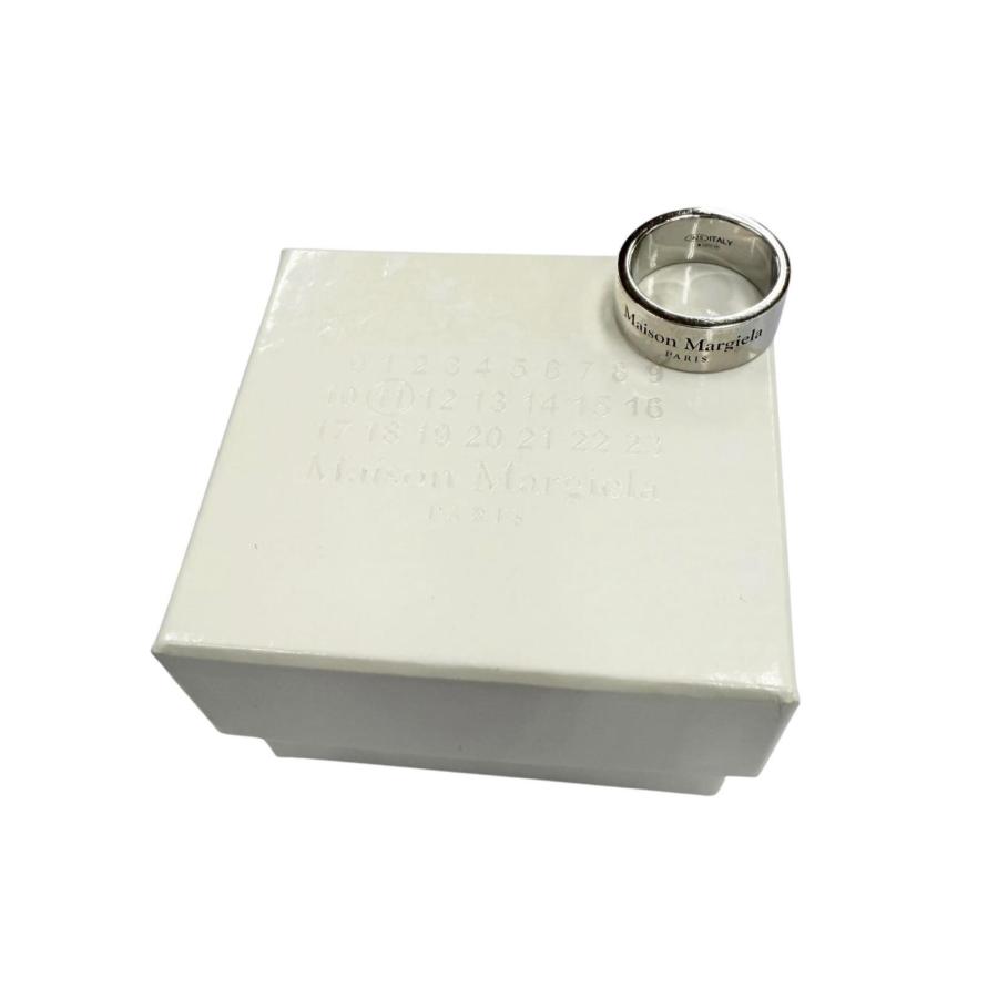 美品▽Maison Margiela メゾンマルジェラ 925 ロゴ刻印 リング 指輪