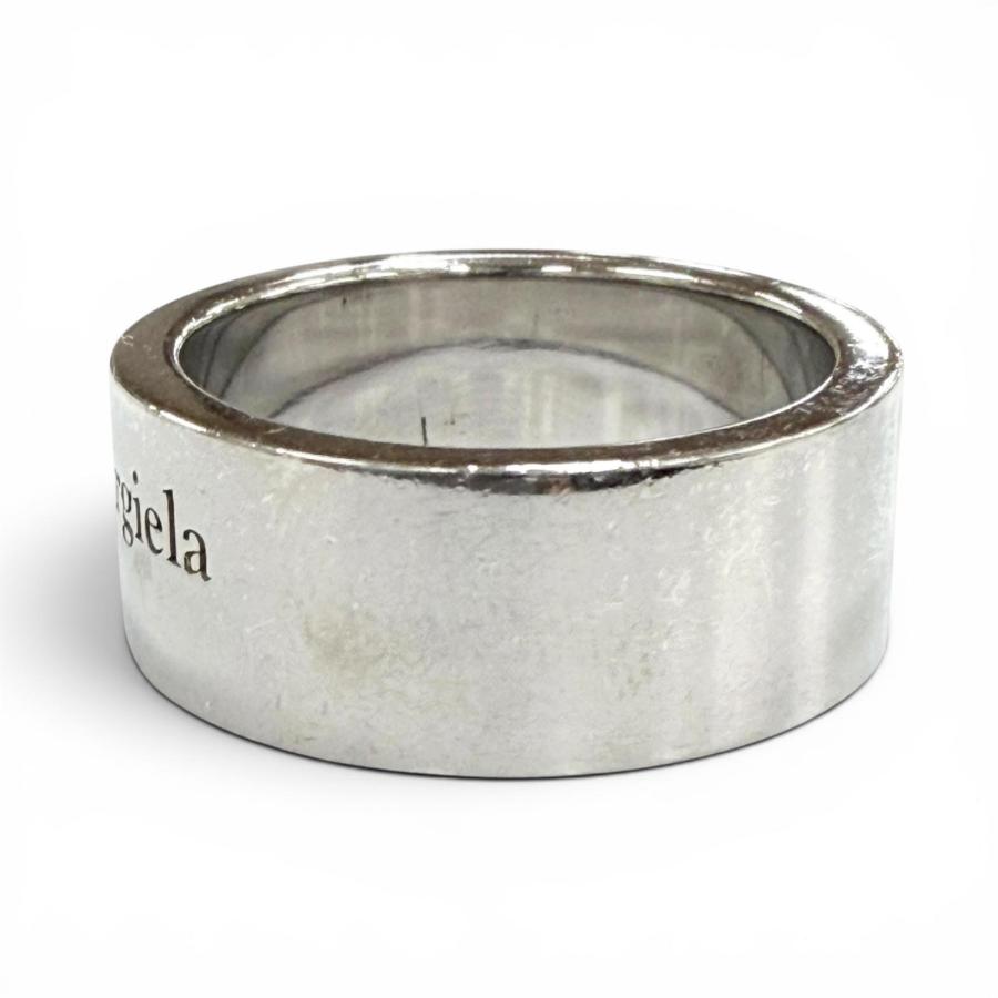 美品▽Maison Margiela メゾンマルジェラ 925 ロゴ刻印 リング 指輪