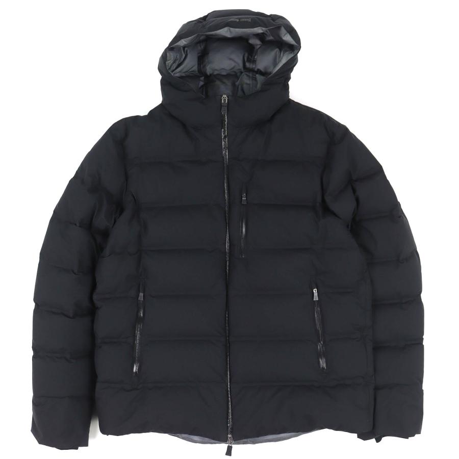美品△Herno ヘルノ PI134UL Laminar ラミナー 3レイヤー シームレスダウンブルゾン GORE-TEX フーデッド ダウンジャケット ブラック 50 正規品 メンズ HERNO（ヘルノ） 美品△Herno PI134UL Laminar ラミナー 3レイヤー