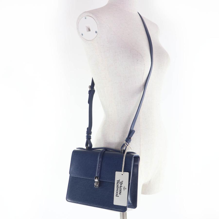 【未使用級】ヴィヴィアンウエストウッド ショルダーバッグ レザー オーブ 型押し 未使用品☆Vivienne Westwood ヴィヴィアンウエストウッド 41010019