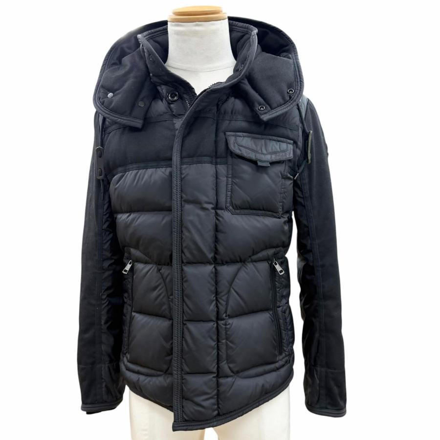 MONCLER RYAN ダウンジャケット フード付き MONCLER（モンクレール） 良品▽MONCLER RYAN ライアン レザーワッペン