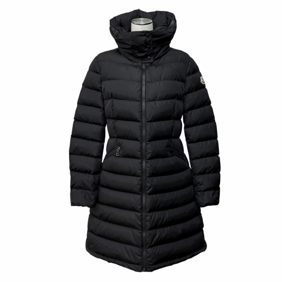 セール正規品MONCLER モンクレール FLAMMETTE ダウン3 ブラック MONCLER（モンクレール） 良品☆MONCLER FLAMMETTE ロゴワッペン付 ZIP