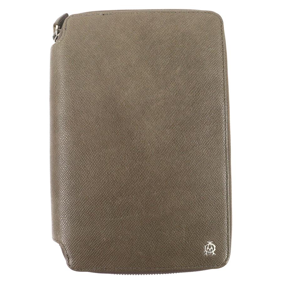 dunhill（ダンヒル） 美品△Dunhill ボードン レザー ダブルファスナー 