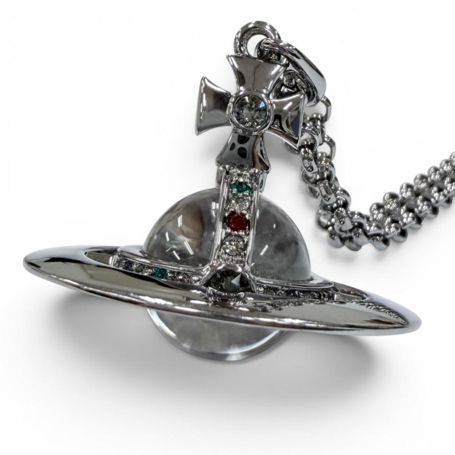 極美品✨ ヴィヴィアン プチオーブ ネックレス ラインストーン シルバー 極美品☆Vivienne Westwood ヴィヴィアンウエストウッド ニュース