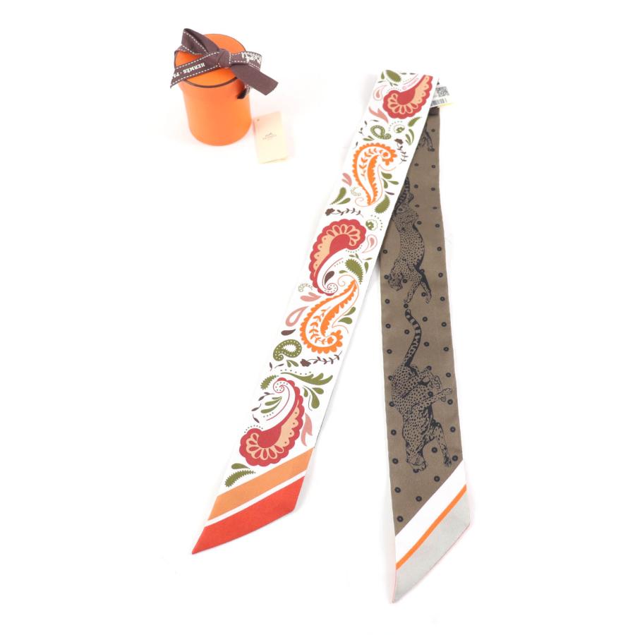 HERMES（エルメス） 未使用品☆エルメス ツイリー GUEPARDS BANDANA