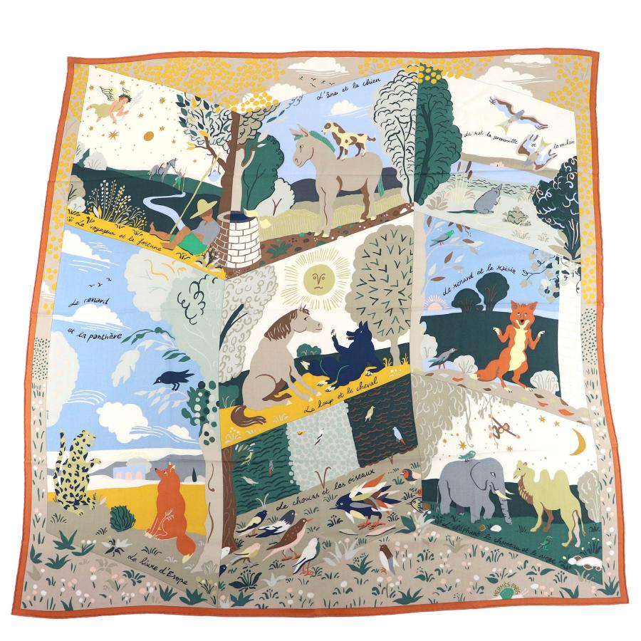 極美品 HERMÈS エルメス 刺繍 セリエ カシミヤ カーディガン ジャケット 中古・古着通販】HERMES (エルメス) スパイダー 刺繍 カーディガン