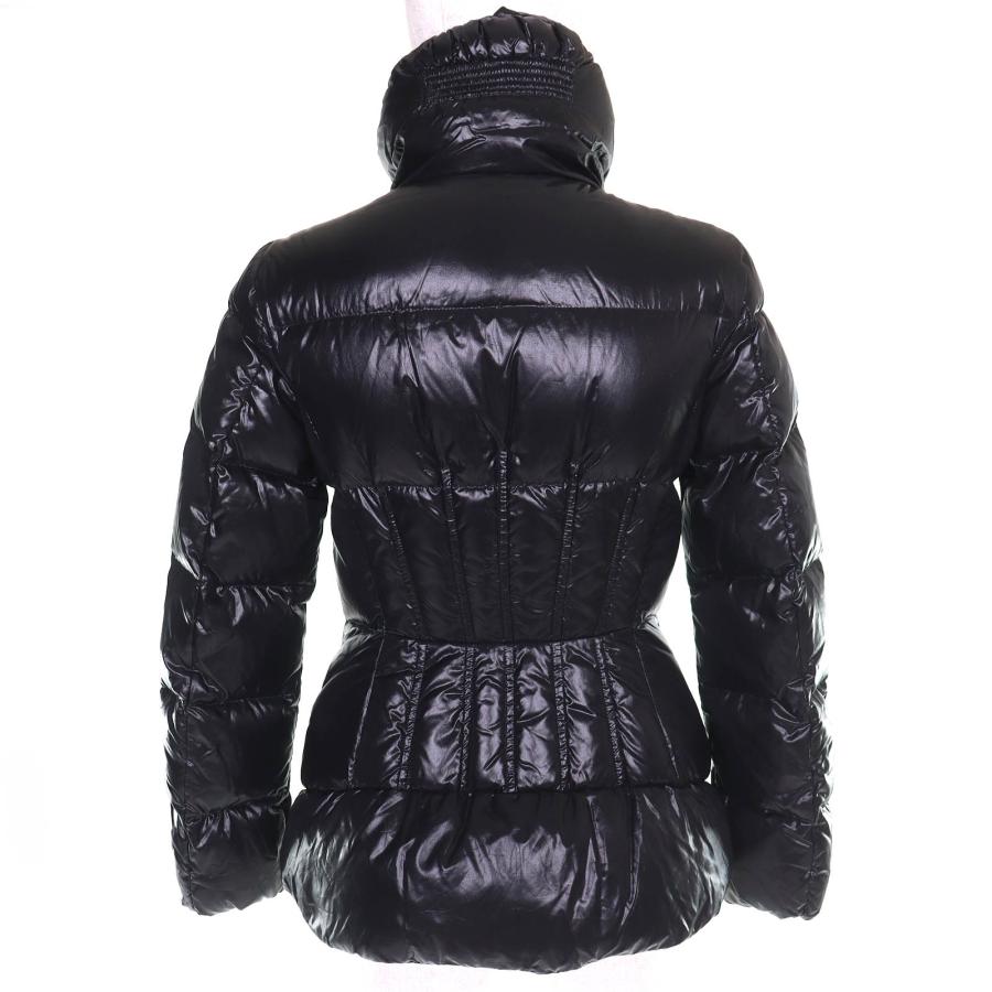 美品△MONCLER モンクレール 2015年 A20934636705 JOUX ジョックス ロゴワッペン ZIP UP ダウンジャケット ブラック 1 正規品 レディースの画像