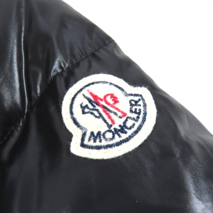 美品△MONCLER モンクレール 2015年 A20934636705 JOUX ジョックス ロゴワッペン ZIP UP ダウンジャケット ブラック 1 正規品 レディースの画像