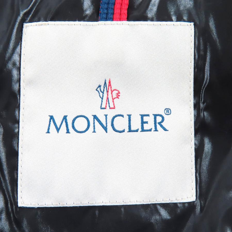 美品△MONCLER モンクレール 2015年 A20934636705 JOUX ジョックス ロゴワッペン ZIP UP ダウンジャケット ブラック 1 正規品 レディースの画像