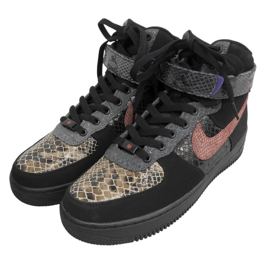 未使用品▲NIKE 555107-001 AIR FORCE 1 HI CMFT YEAR OF THE SNAKE 干支モデル スネークパターン レザー ハイカットスニーカー 26cm NIKE（ナイキ） 未使用品△NIKE 555107-001 AIR FORCE 1 HI CMFT YEAR