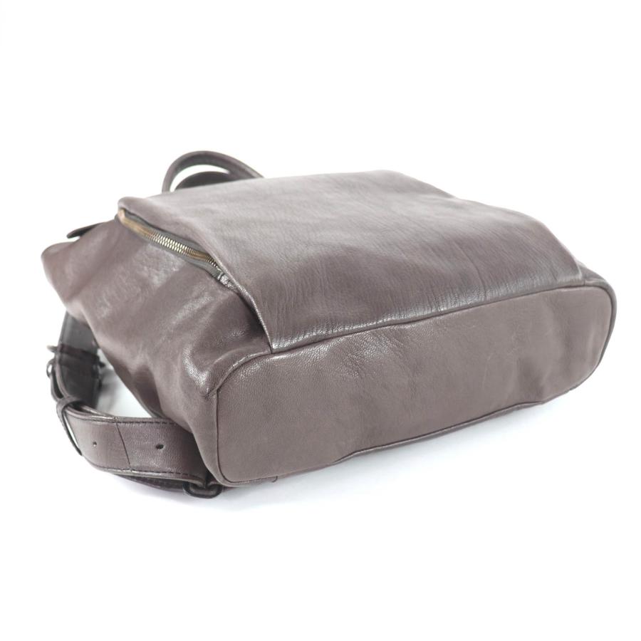 genten（ゲンテン） 極美品☆genten ロゴ刻印 チャーム付 ゴートレザー
