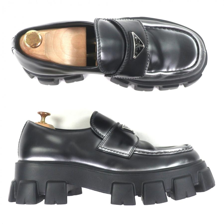 PRADA（プラダ） 極美品▽PRADA 2DE129 モノリス トライアングルロゴ