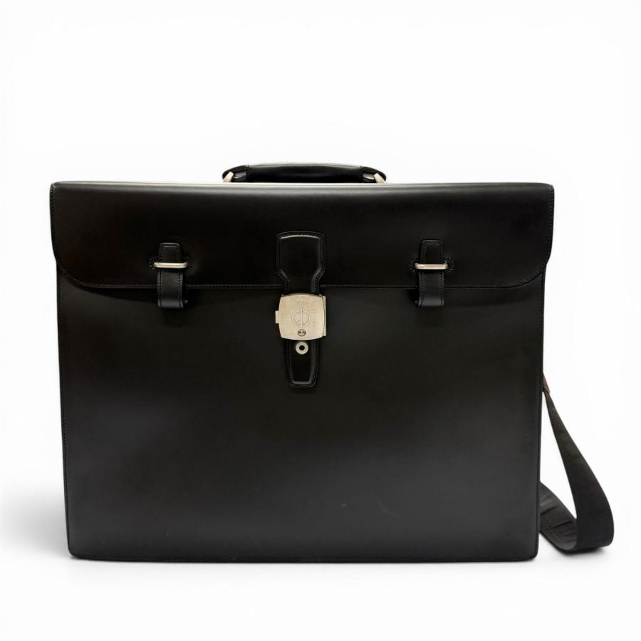 dunhill（ダンヒル） 極美品▽Dunhill カウハイドレザー 鍵付き 2WAY