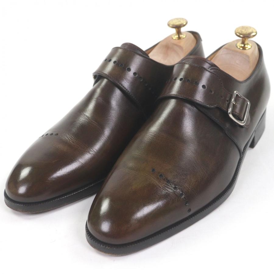美品□Berluti ベルルッティ レザー パンチングデザイン