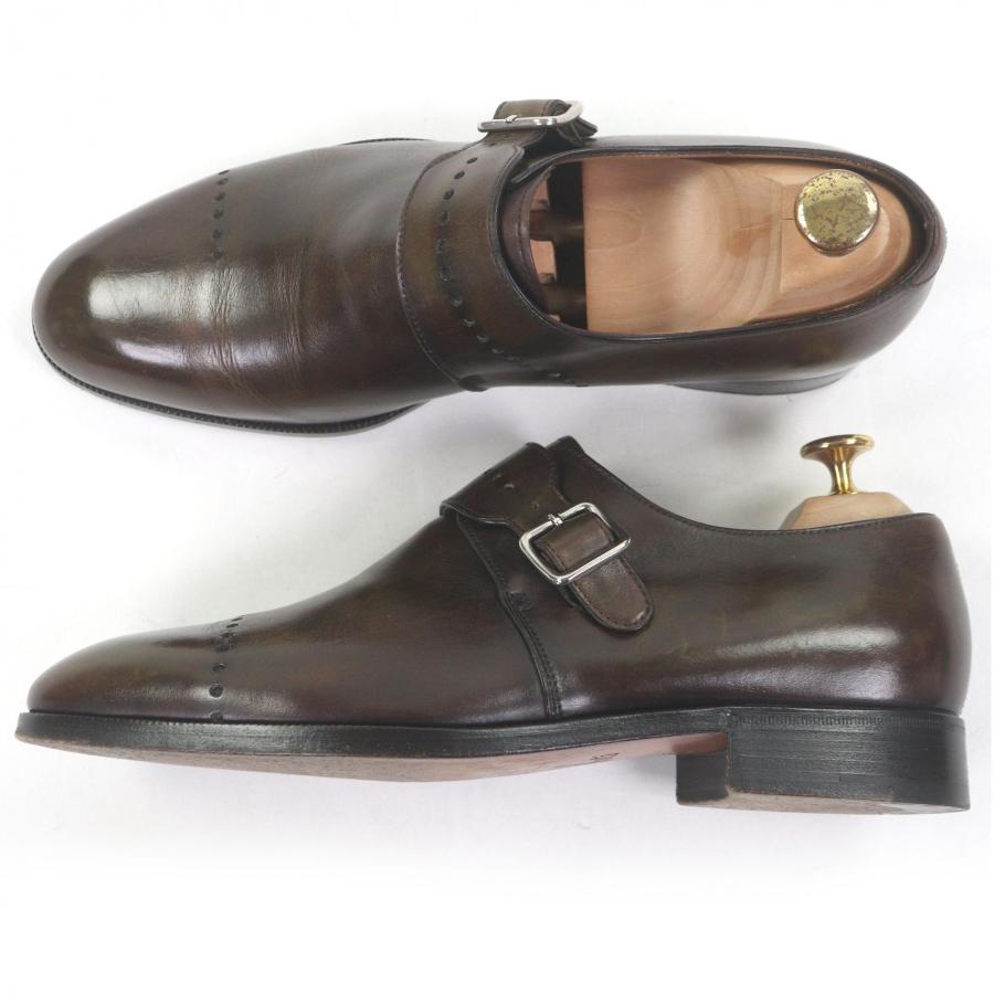 美品□Berluti ベルルッティ レザー パンチングデザイン