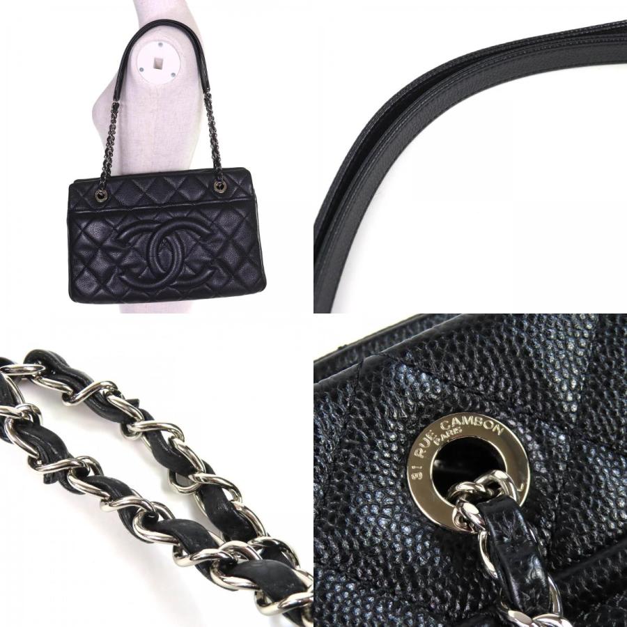 CHANEL（シャネル） 極美品△CHANEL A67294 キャビアスキン ココマーク 