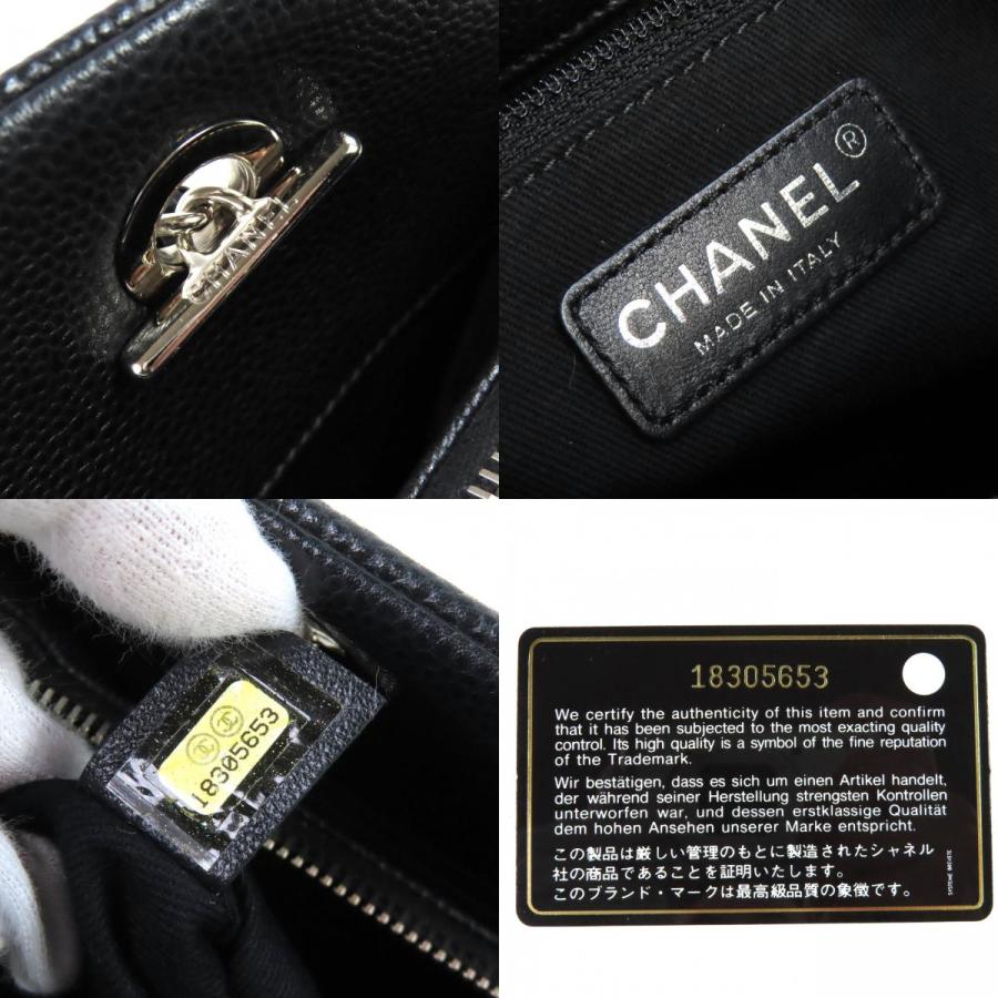 CHANEL（シャネル） 極美品△CHANEL A67294 キャビアスキン ココマーク 