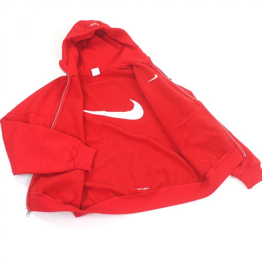 R*a様 NIKE x Supreme プルオーバー パーカー Mサイズ 赤 極美品□Supreme NIKE シュプリーム ナイキ 25SS HF9633-657 Zip Up