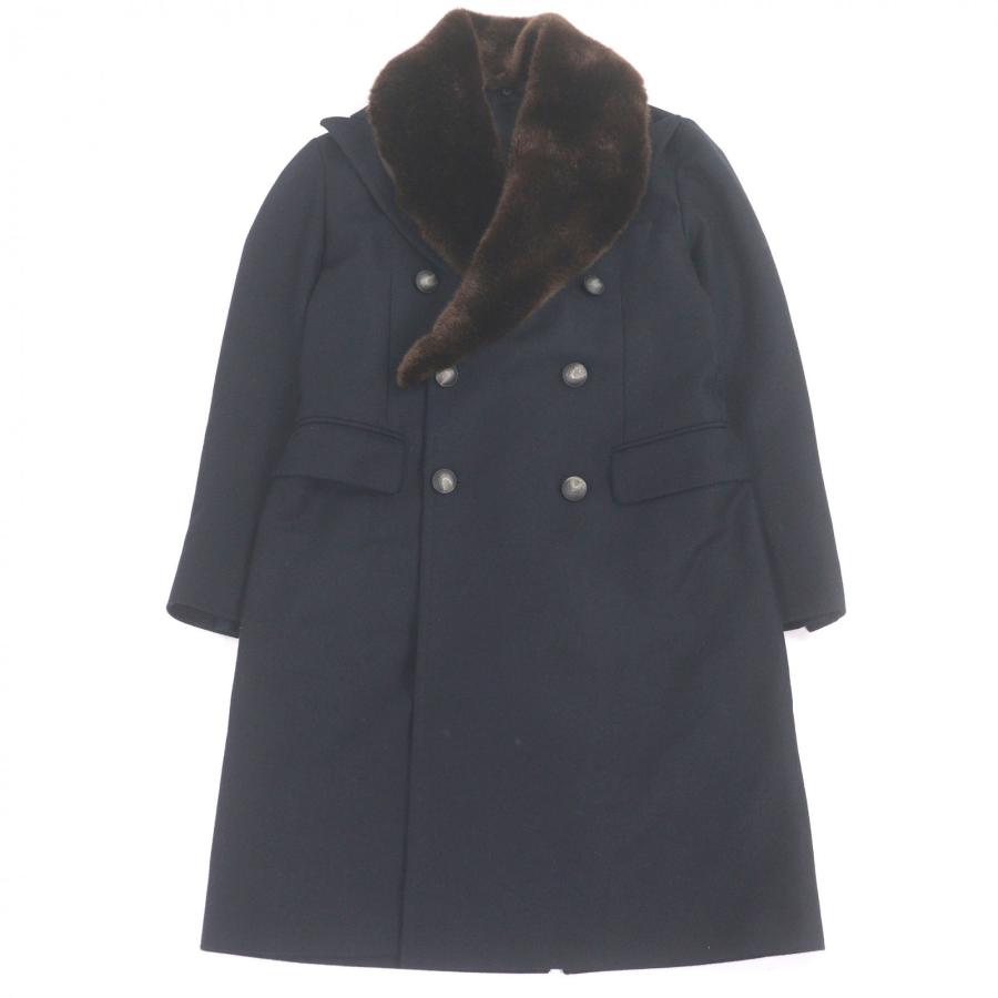 極美品□TAGLIATORE タリアトーレ C-PLMOB FUR COLL エコファー ダブル