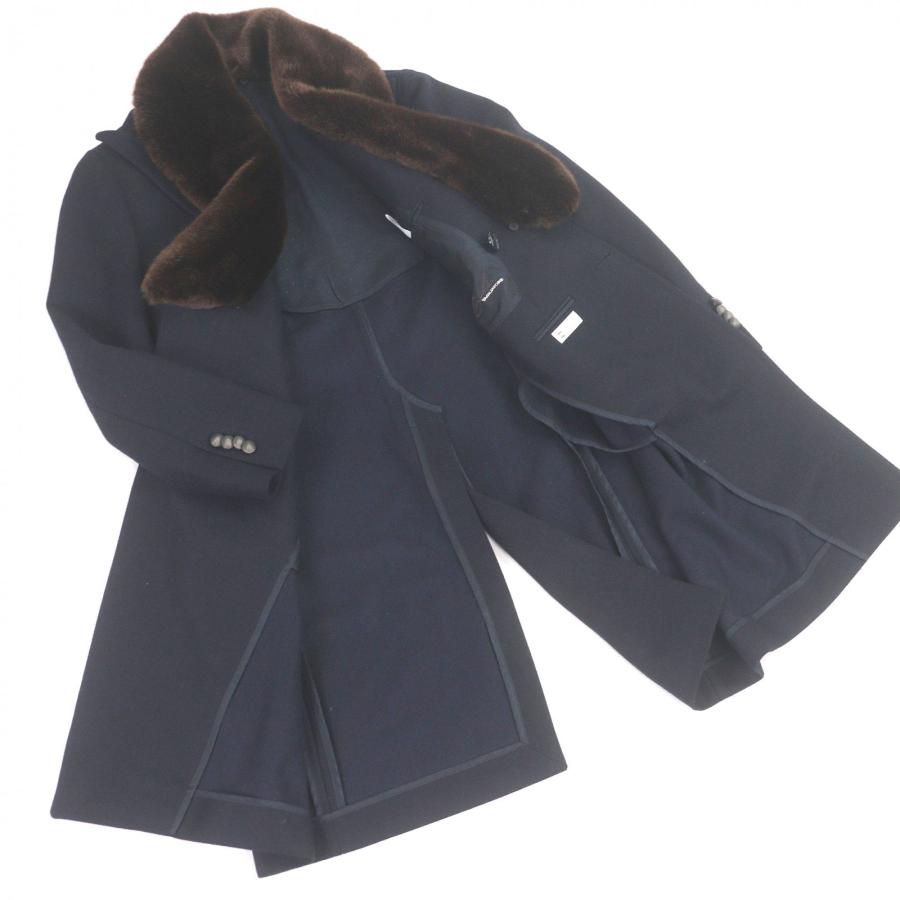 極美品□TAGLIATORE タリアトーレ C-PLMOB FUR COLL エコファー ダブル