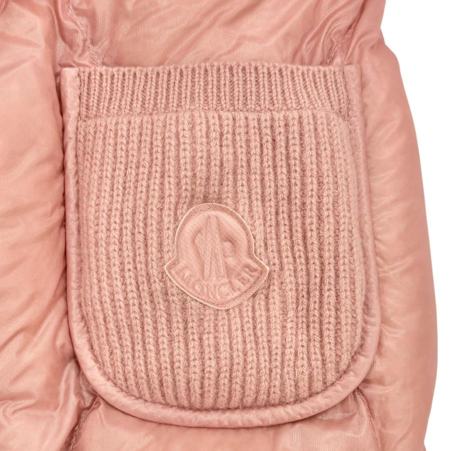 極美品◇MONCLER モンクレール 22-23AW H20931A00019 ANTHON ロゴワッペン フード付 ダウンジャケット 0 正規品 レディース ハンガー付きの画像
