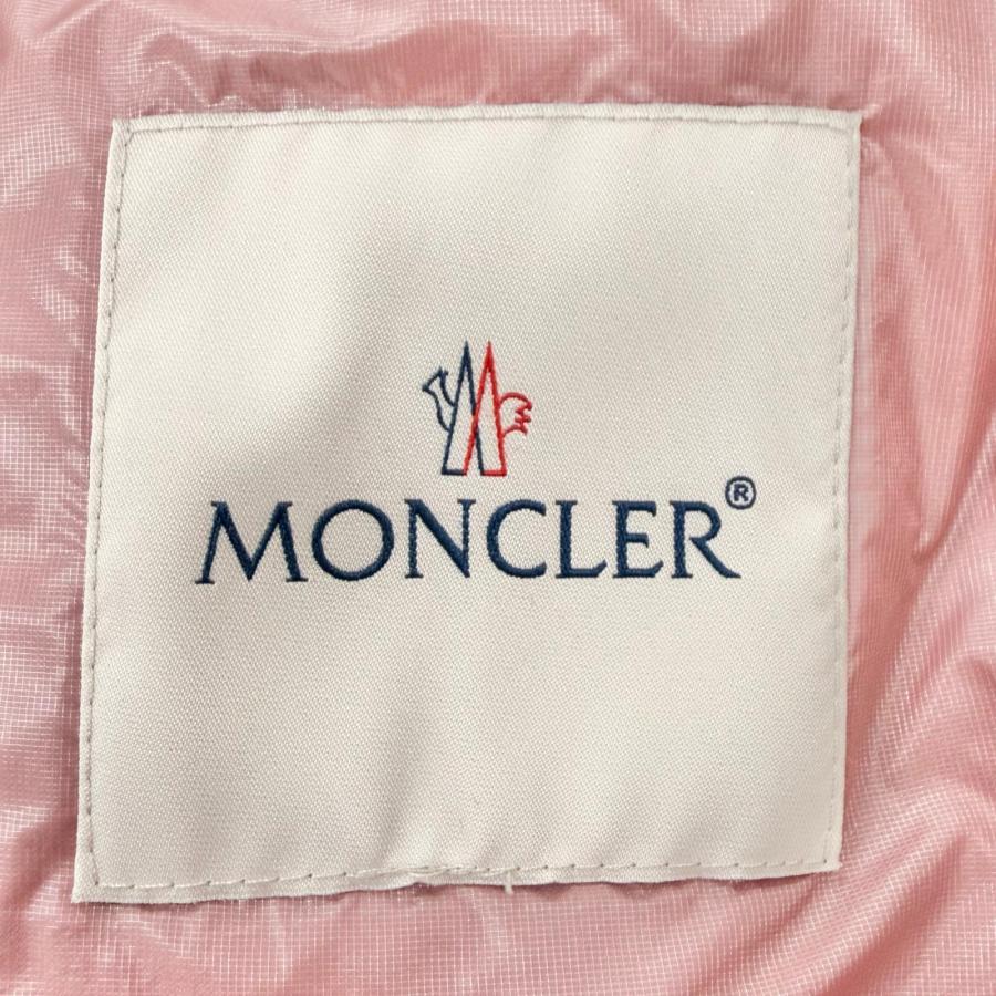 極美品◇MONCLER モンクレール 22-23AW H20931A00019 ANTHON ロゴワッペン フード付 ダウンジャケット 0 正規品 レディース ハンガー付きの画像