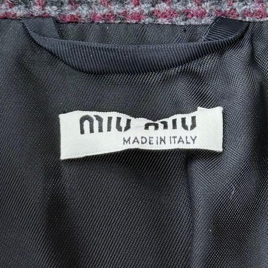 miu miu（ミュウミュウ） 極美品☆MIUMIU MS1668 バージンウール100 