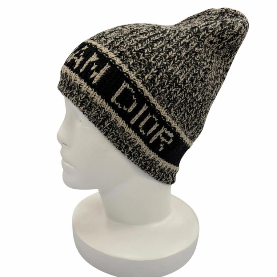 Christian Dior ニット帽・ビーニー 黒・グレー。未使用品。 美品◇Christian Dior クリスチャンディオール 25DWI714S007 ウール