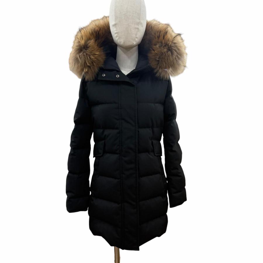 Pyrenex（ピレネックス） 美品◇Pyrenex GRENOBLE FUR ロゴワッペン