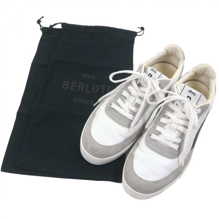 美品▽BERLUTI ベルルッティ プレイタイム レザー スウェード 