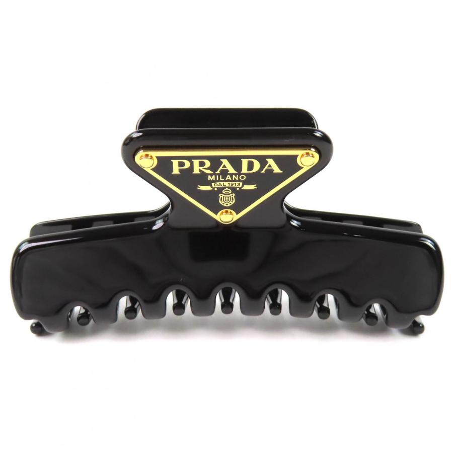 PRADA（プラダ） 極美品△PRADA 1IF103 トライアングルロゴ ヘア