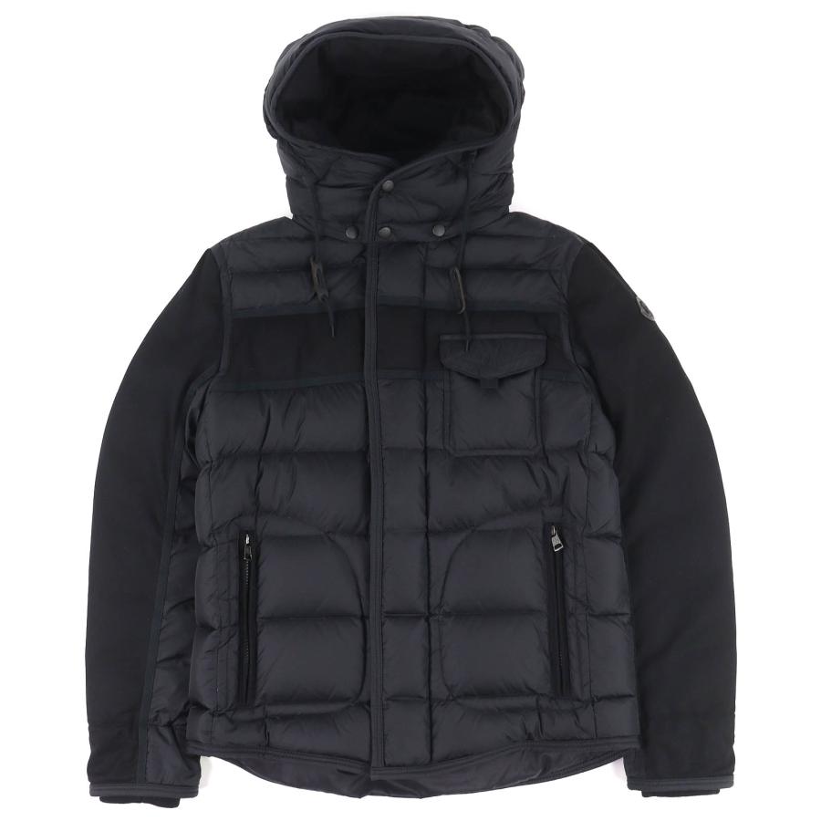 MONCLER（モンクレール） 美品△MONCLER RYAN ライアン レザーロゴ 