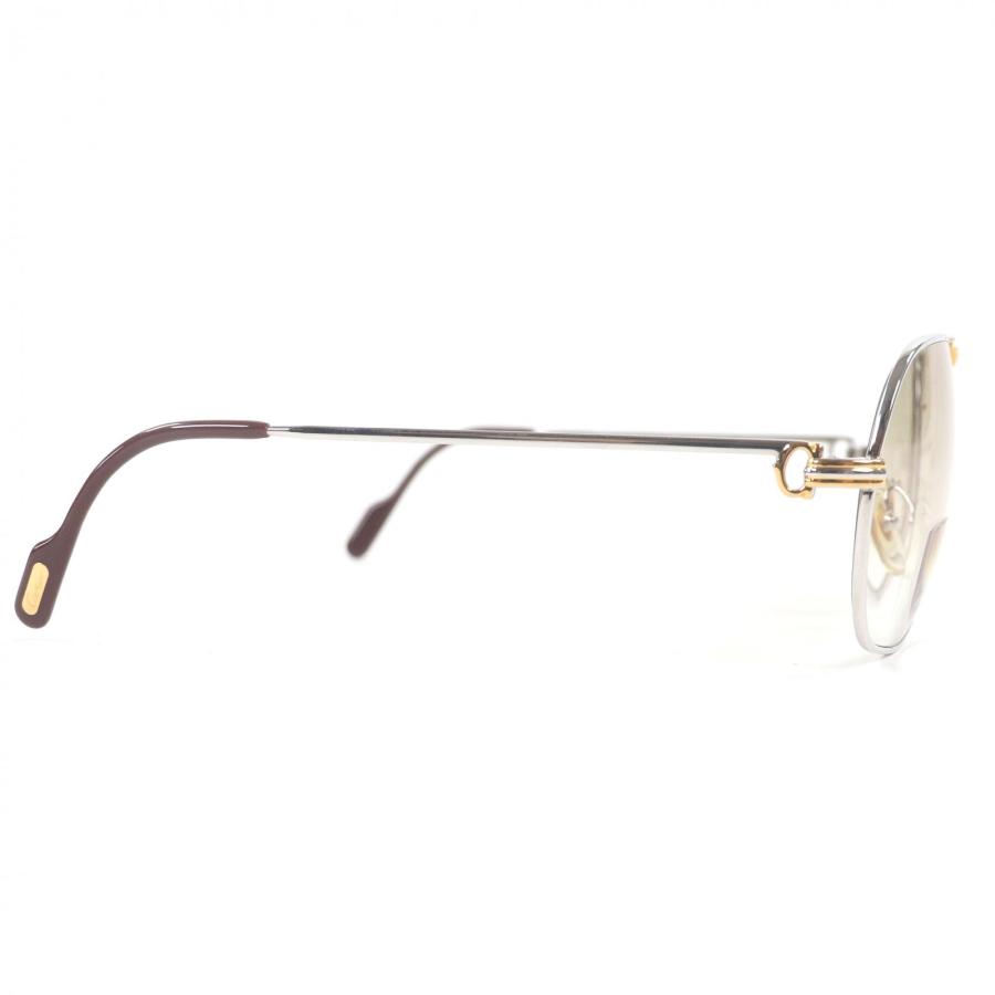 【極美品】Cartier カルティエ　トリニティ　ヴァーティゴ　サングラス Cartier（カルティエ） 美品□Cartier ヴィンテージ トリニティ ツー