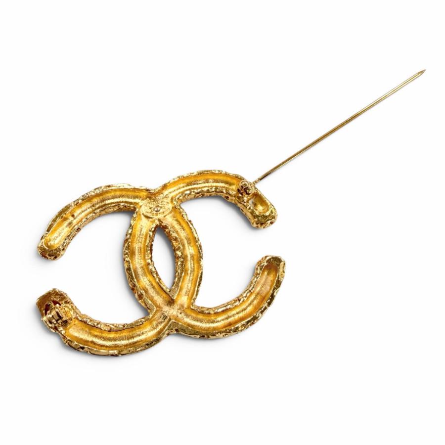 CHANEL（シャネル） 美品☆CHANEL ヴィンテージ 93A ココマーク 溶岩