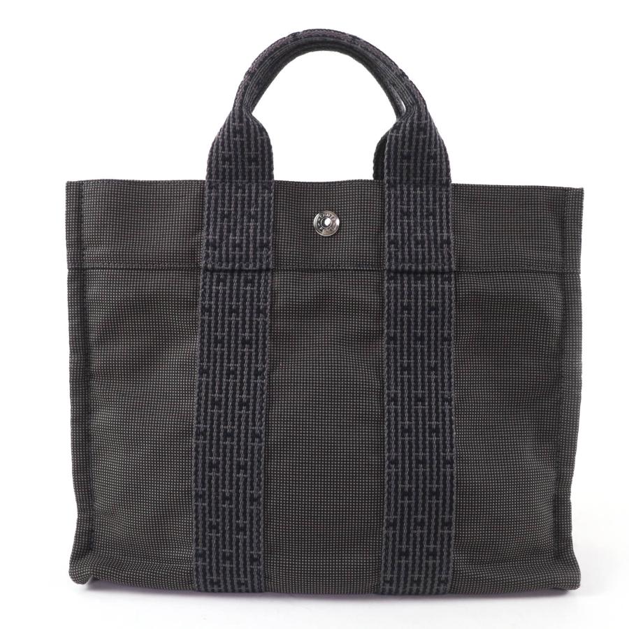 エルメス 鍵付きトートバッグ エールラインPM キャンバス HERMES（エルメス） 美品☆HERMES エールライン PM 鍵・カデナ付