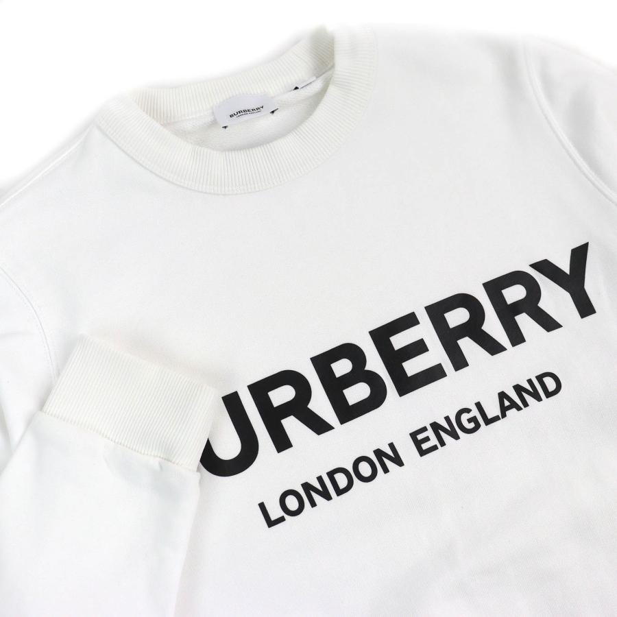 BURBERRY バーバリー スウェット　トレーナー　ホワイト　ロゴプリント トップス BURBERRY バーバリー スウェット トレーナー ホワイト ロゴ