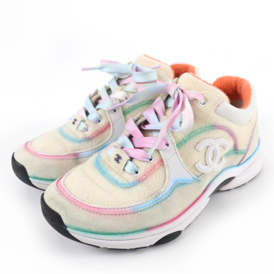 CHANEL（シャネル） 美品☆CHANEL G34360 ココマーク レースアップ