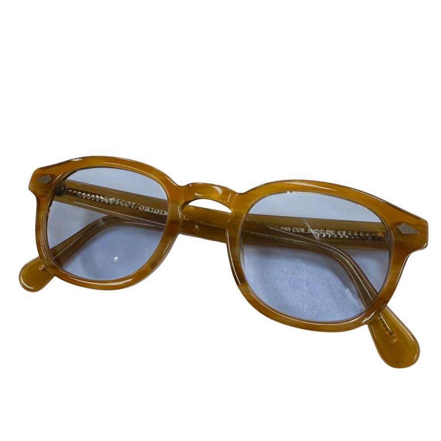 極美品▼MOSCOT モスコット LEMTOSH レムトッシュ ウェリントン アイウェア サングラス クリアブラウン シルバー 46□24-145 メンズ 極美品▽MOSCOT モスコット LEMTOSH レムトッシュ ウェリントン アイ