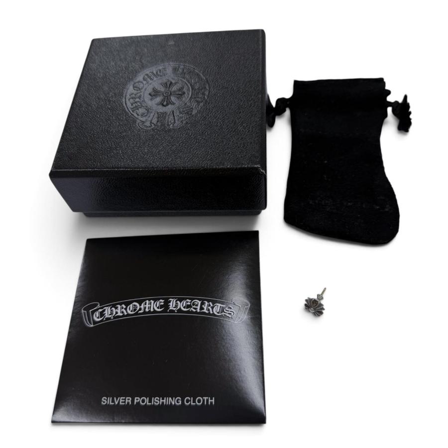 極美品▽CHROME HEARTS クロムハーツ No2 CH PLS CHプラス スタッド