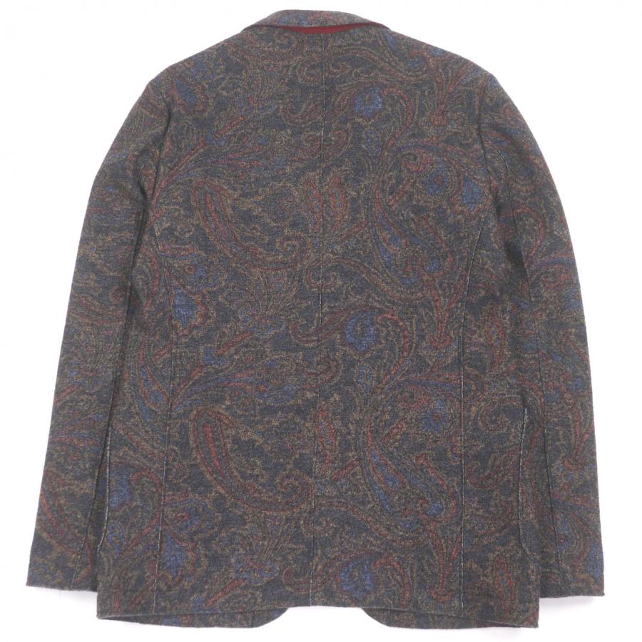 ETRO（エトロ） 極美品□ETRO ウール100％ ペイズリー柄 シングル