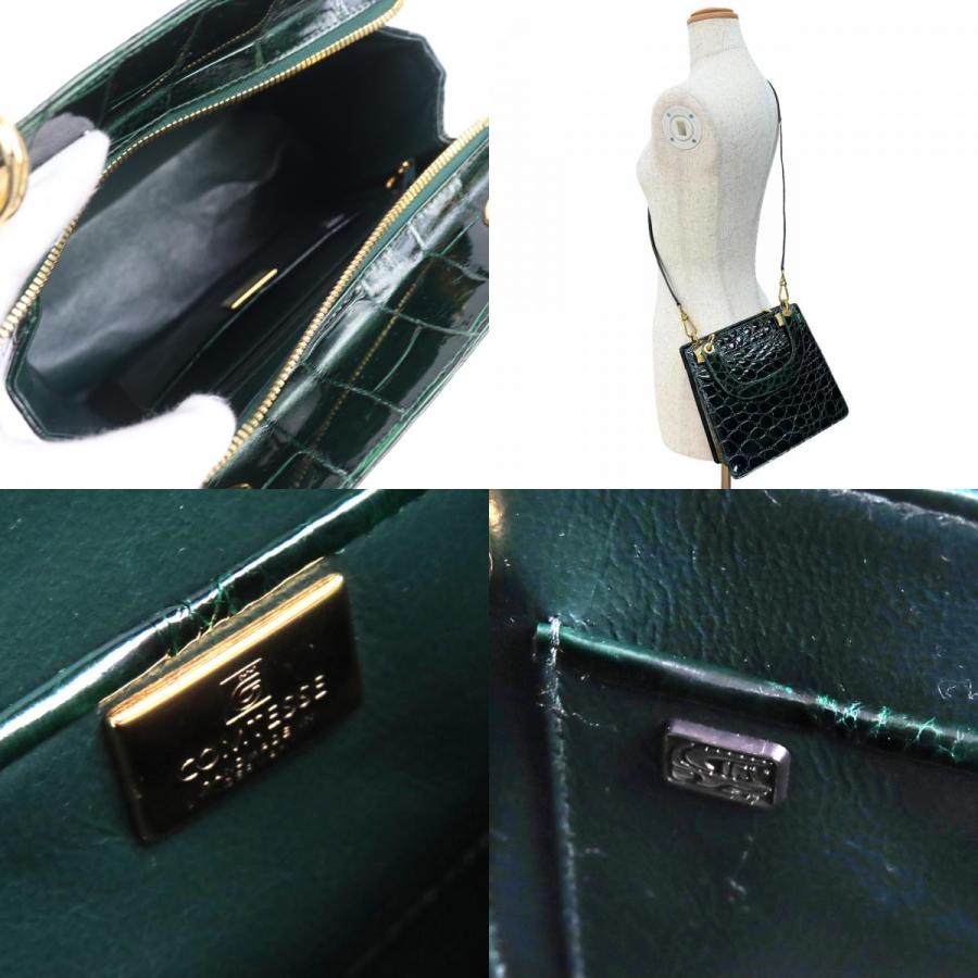 COMTESSE（コンテス） 美品△COMTESSE ヴィンテージ クロコダイル 2WAY 