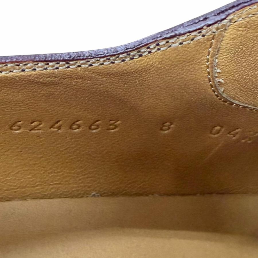 GUCCI（グッチ） 未使用品□GUCCI レザー GGロゴ金具 プレーントゥ