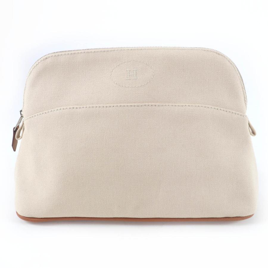 HERMES（エルメス） 良品☆HERMES ボリードポーチ コットン100