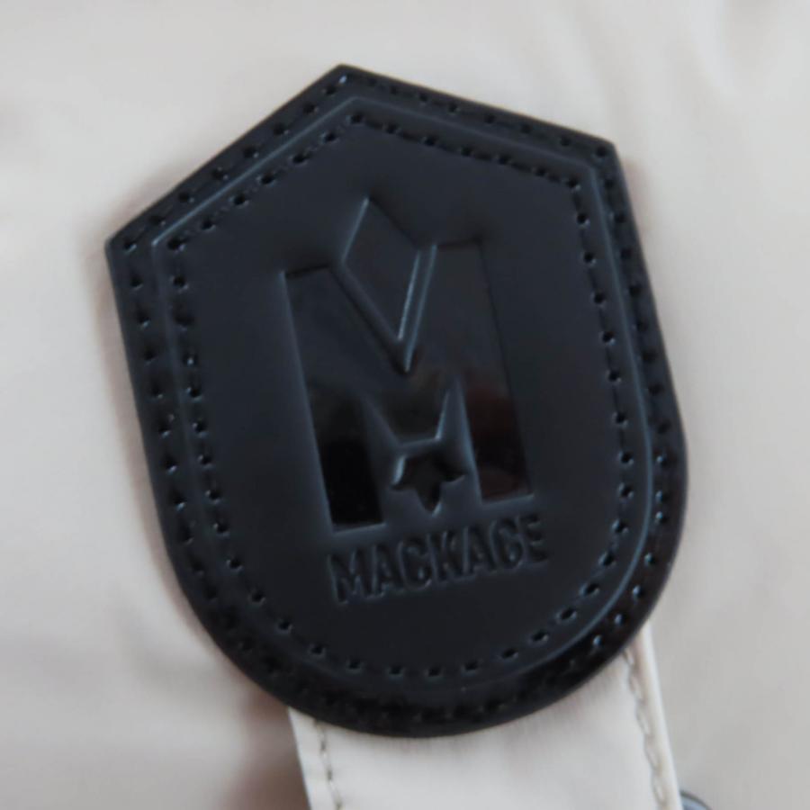 極美品☆MACKAGE マッカージュ 11752666-5A CALL-BX フォックスファー・フード付 ZIP UP ダウンコート ベージュ XS 正規品 レディースの画像