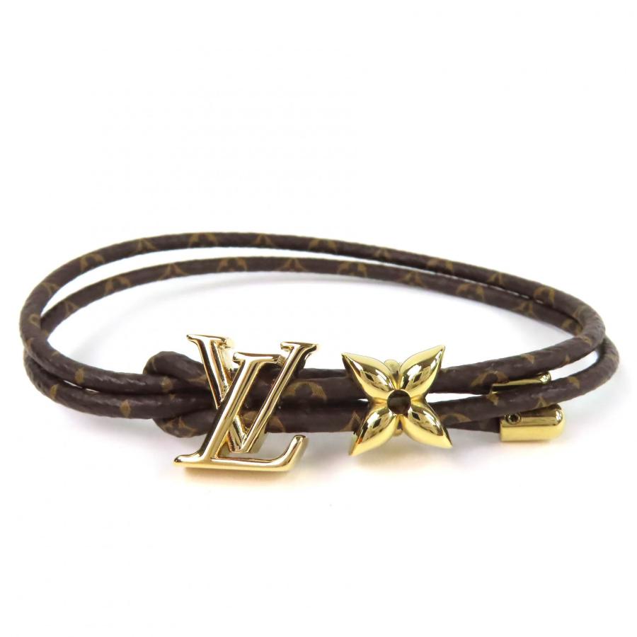 Louis Vuitton ブラック ゴールド バングル　本体と付属の袋のみ LOUIS VUITTON（ルイ・ヴィトン） 極美品△LOUIS VUITTON M8416Z