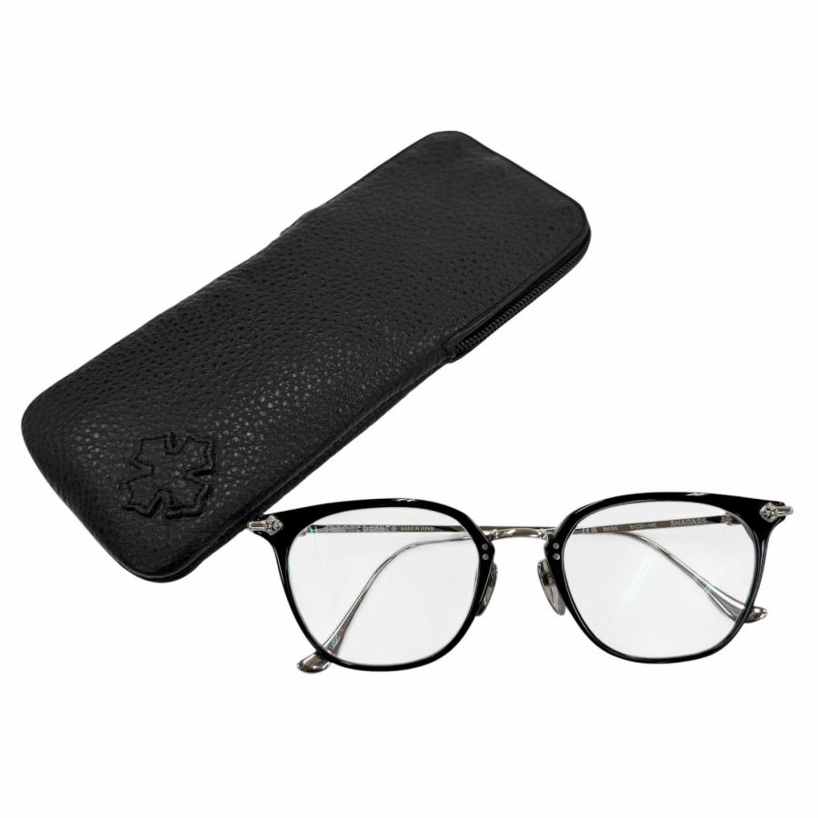 美品▽CHROME HEARTS クロムハーツ SHAGASS 925 ウェリントン メガネ